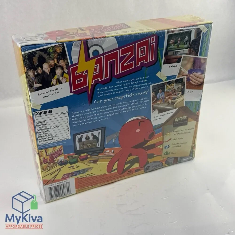 NEW Sealed BANZAI DVD Betting Game Based on Hit Japanese TV Show